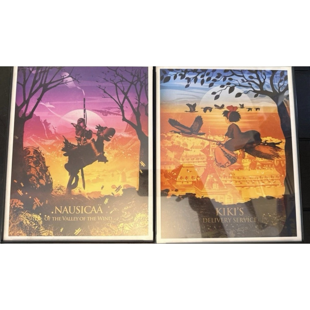 Studio Ghibli 10 Framed 8x10 Anime Posters Set - Picture 4 of 7